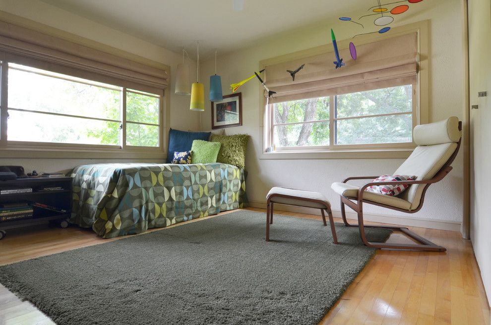 Ikea Dallas Tx for a Midcentury Kids with a Bedroom and Rick & Susan Hibbs by Sarah Greenman