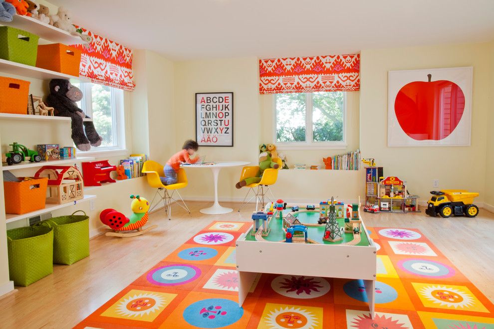 Ikea Rugs Usa for a Contemporary Kids with a Window Ledge and Private Residence   Rochester by Leighton Design Group