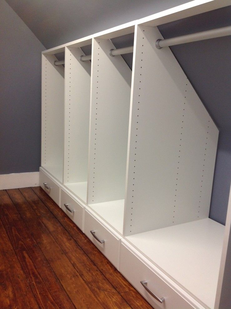 Ikea Stoughton Ma for a Craftsman Closet with a Attic Closet and Attic Closets   Auburndale, Ma 02466 by Rich Fairfull Custom Closet & Storage Design