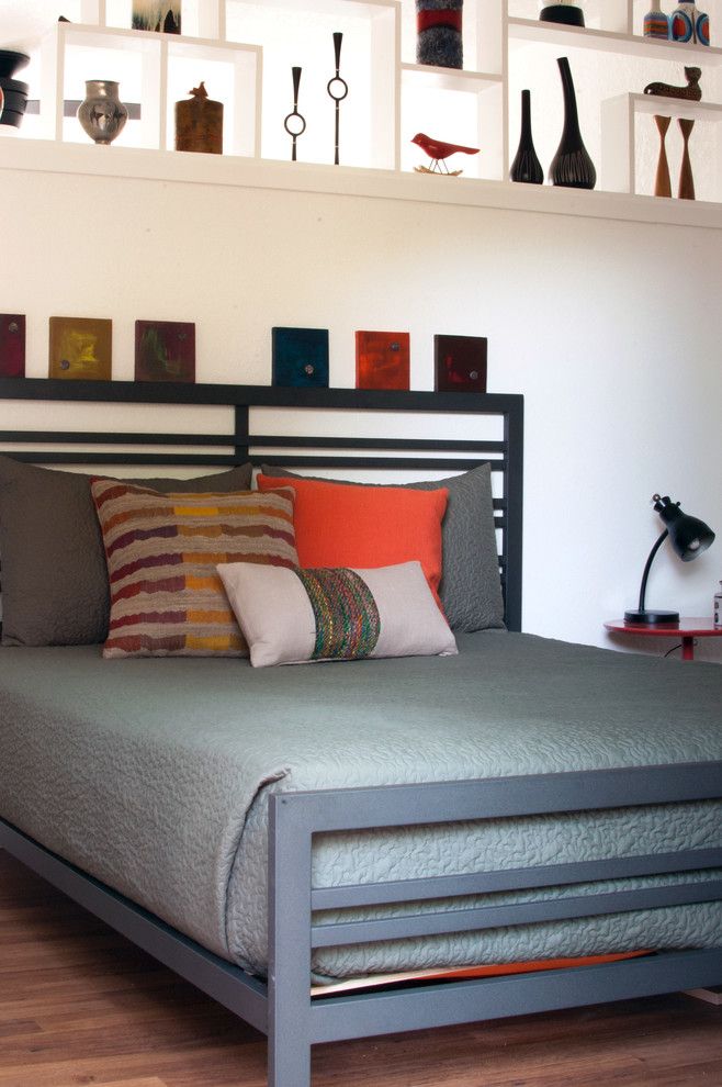 Ikea Sultan Mattress for a Midcentury Bedroom with a Midcentury and My Houzz: Dana Mcgill Perez by Angela Flournoy