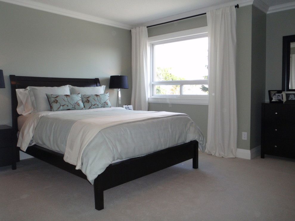 Ikea Sultan Mattress for a Transitional Bedroom with a Tsawwassen Renovation and Beach Grove Renovation by Emily Hagerman Design