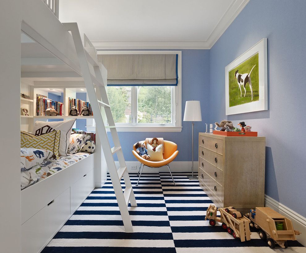 Ikea Twin Cities for a Contemporary Kids with a Orange Chair and Cow Hollow Historic Home by Matarozzi Pelsinger Builders