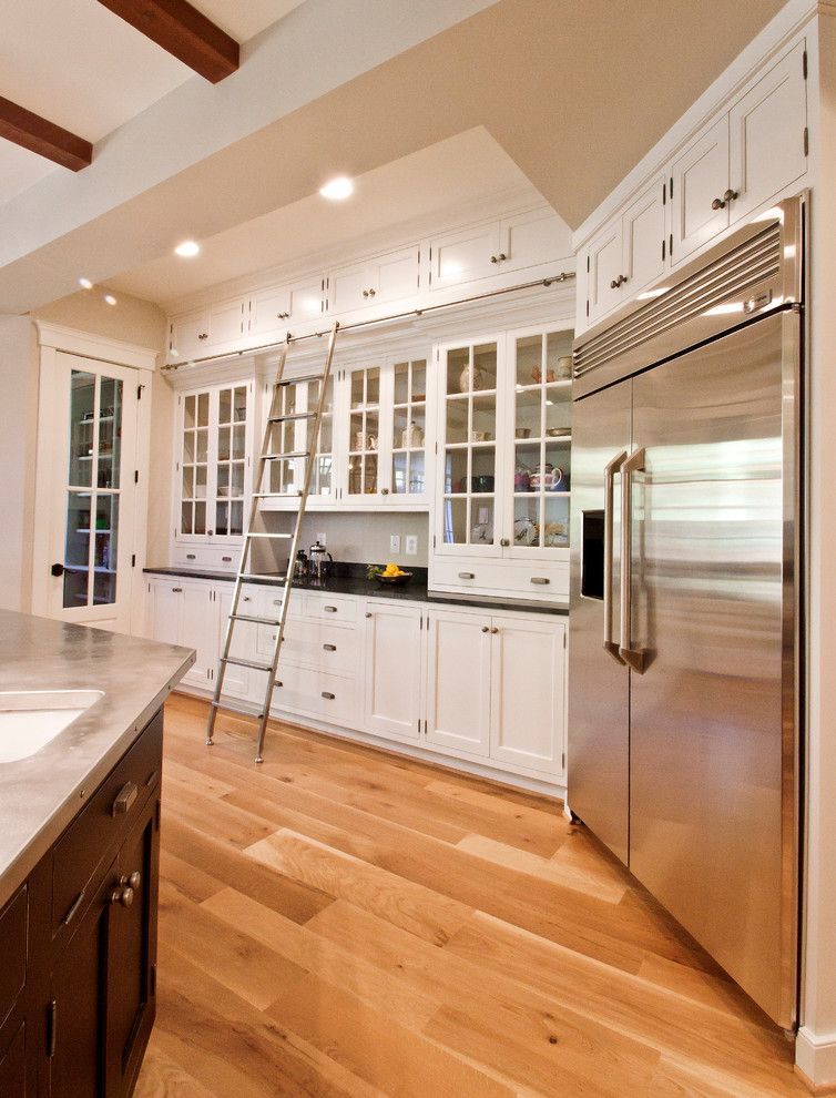 Imarc for a Traditional Kitchen with a Hammered Steel and Milne Kitchen 4 by Cameo Kitchens, Inc.