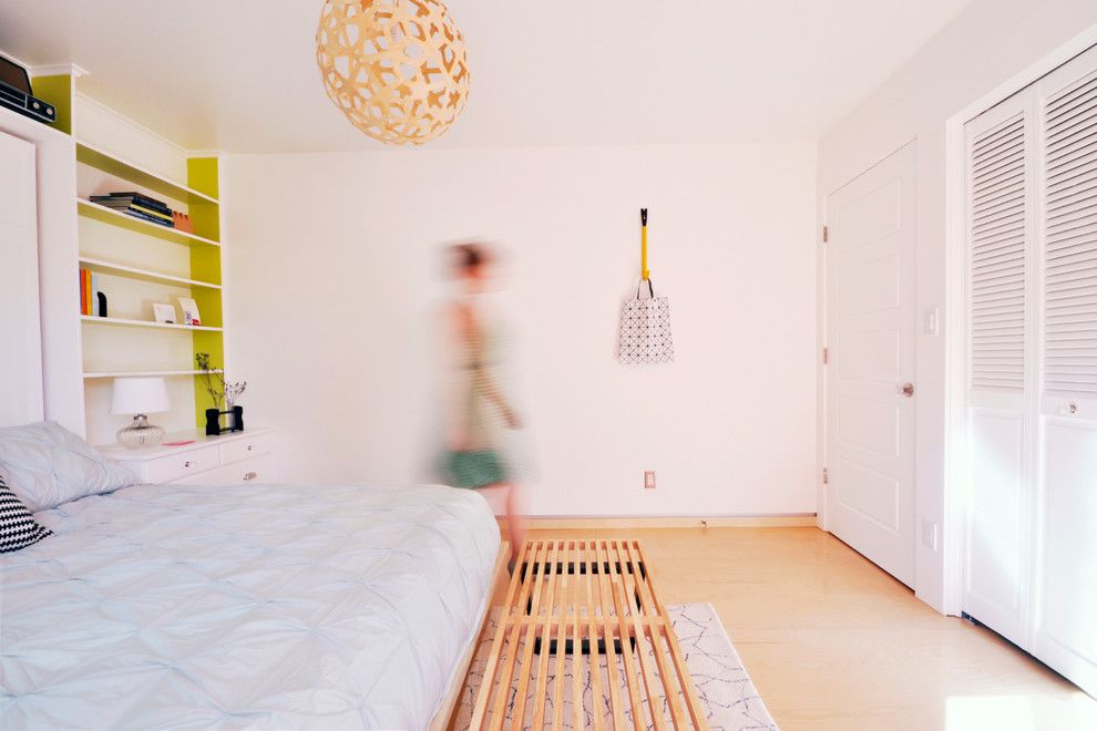 Inck for a Contemporary Bedroom with a Pendant Light and Pine Street Bedroom Remodel by Jen Dalley ||||||||||||||