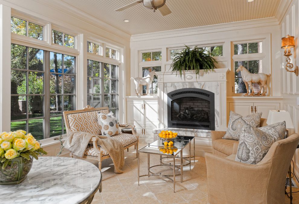 Ironwood Country Club for a Traditional Porch with a Tile Floor and Edina Country Club Renovation by Ma Peterson