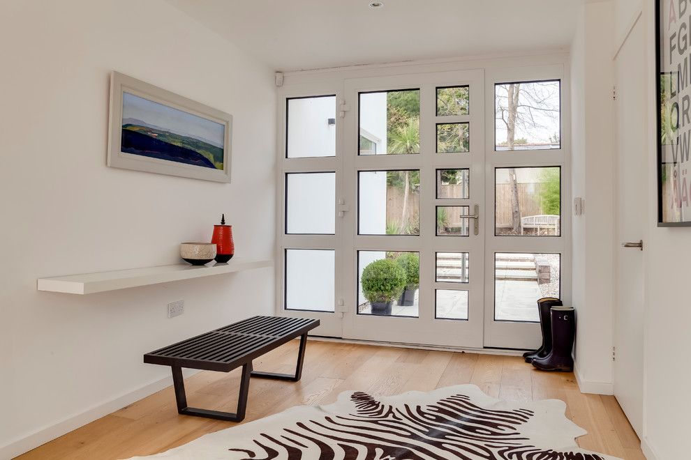 Jemco for a Contemporary Entry with a Wall Art and Property Photography   Sussex Art Deco House by Forest Eyes Photography