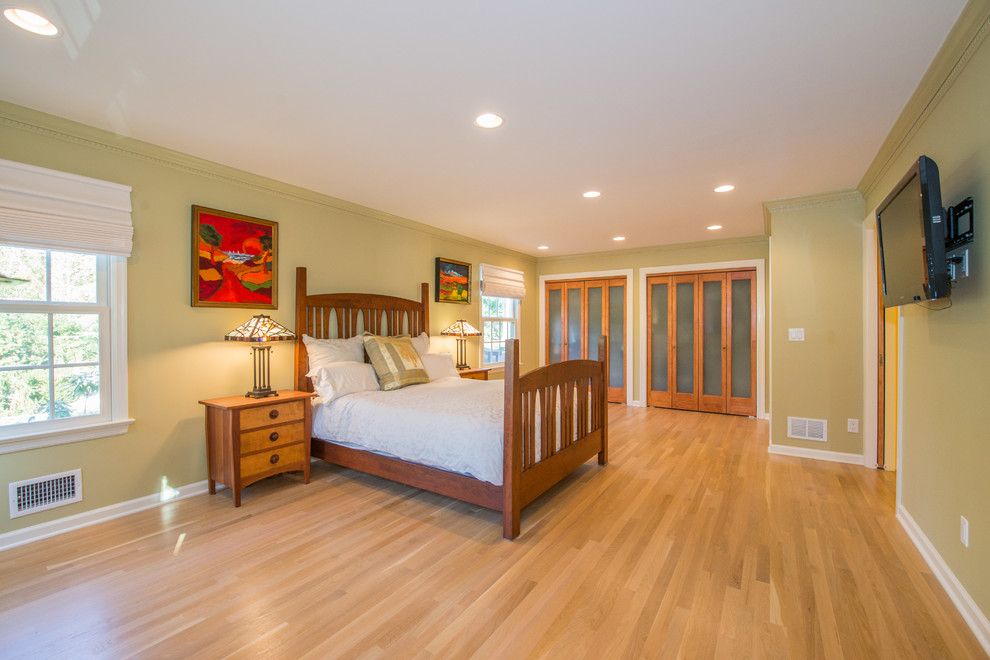 Jmc Homes for a Craftsman Bedroom with a Sliding Doors and Universal Design Master Suite & Bathroom Remodel by Jmc Home Remodeling