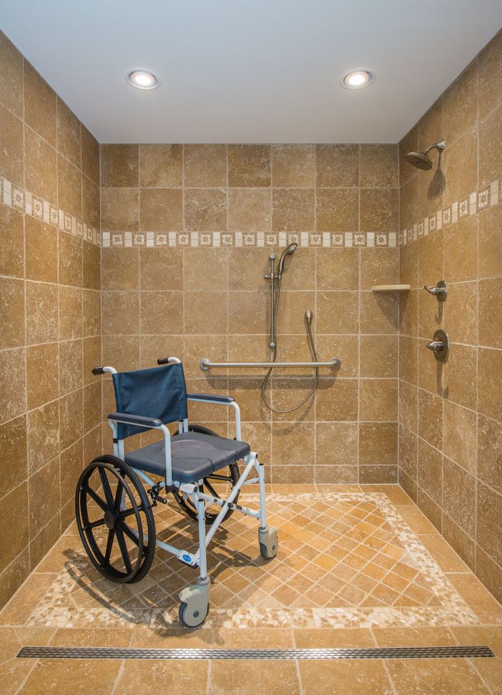 Jmc Homes for a Traditional Bathroom with a Handicap Accessible and Universal Design Master Suite & Bathroom Remodel by Jmc Home Remodeling