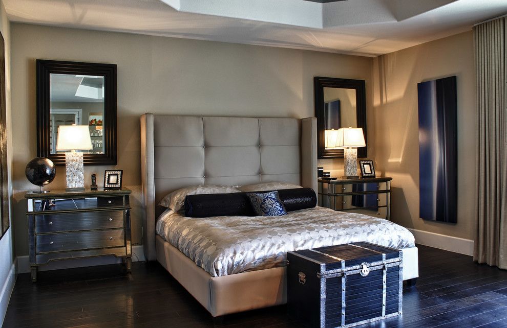 Juhl Las Vegas for a Traditional Bedroom with a Pillows and Kazazian Residence   Las Vegas by Interior Motives