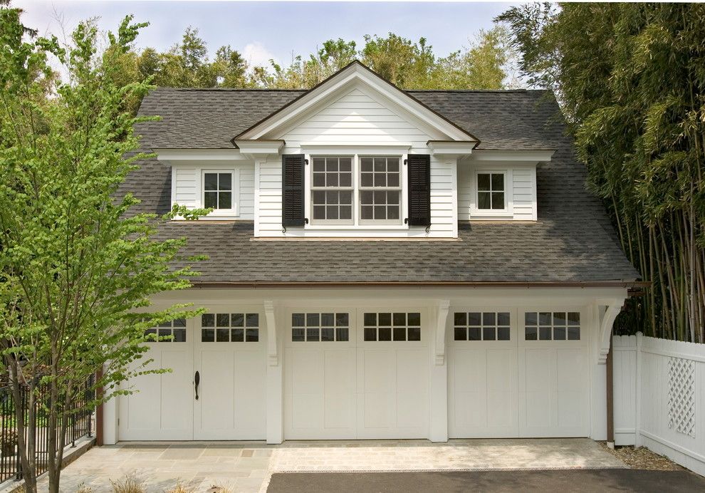 Kamco Building Supply for a Traditional Garage with a Pavers and 3 Car Garage by Lasley Brahaney Architecture + Construction