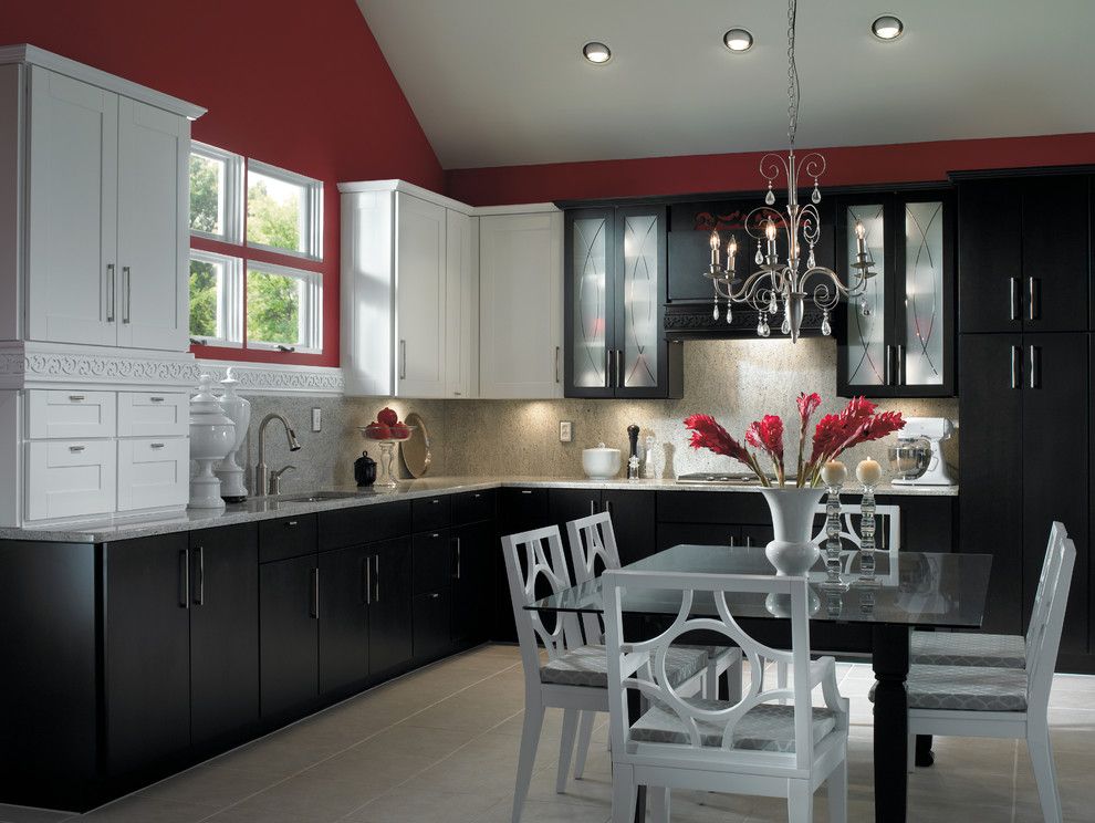 Kemper Direct for a Transitional Kitchen with a High Ceilings and Kemper Kitchens by Capitol District Supply