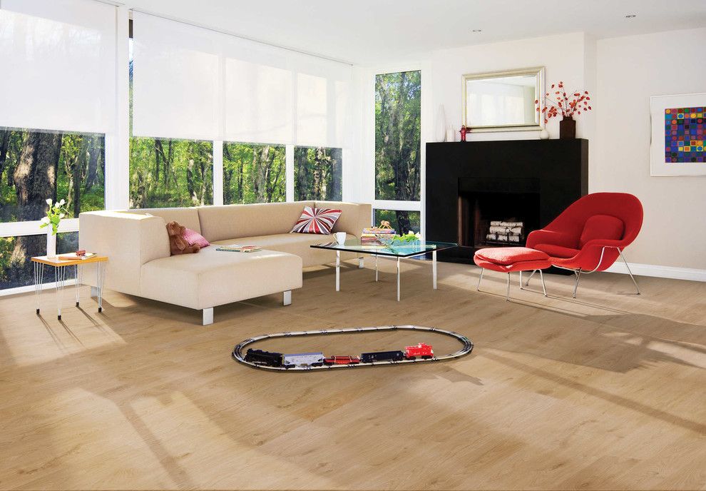 Klimt Tree of Life for a Modern Living Room with a Modern and Living Room by Carpet One Floor & Home