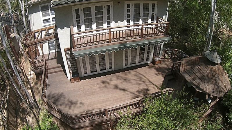 Laguna Beach Movie Theater for a Contemporary Deck with a Newport Beach Construction and Renovation by Freund Construction