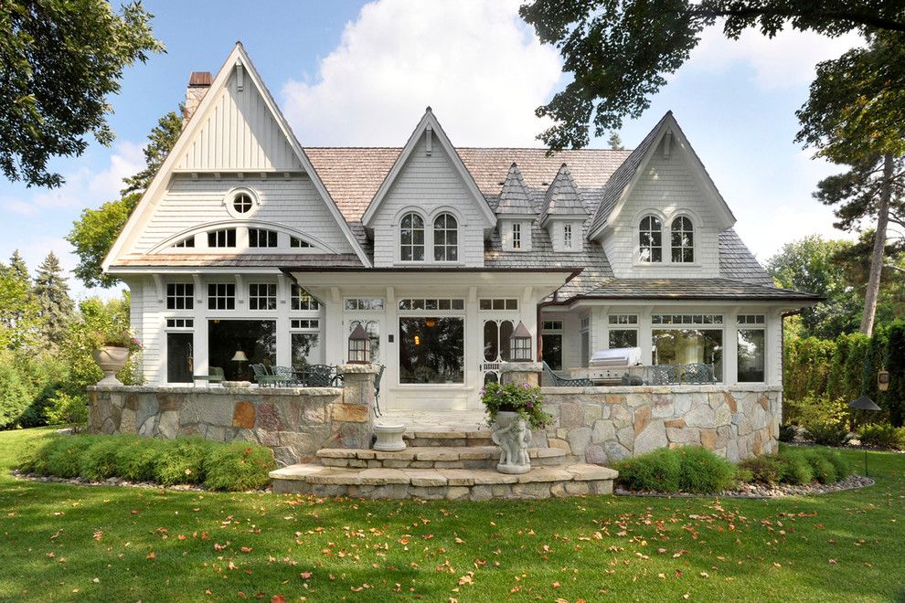 Lake Land Florida for a Traditional Exterior with a Cedar Shake and 28. Lake Minnetonka Cottage by Sharratt Design & Company