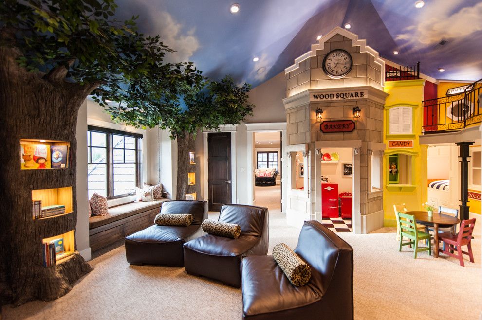 Lake Theater Lake Oswego for a Traditional Kids with a Built in Window Bench and Traditional Kids by Mountaincabinetry.com