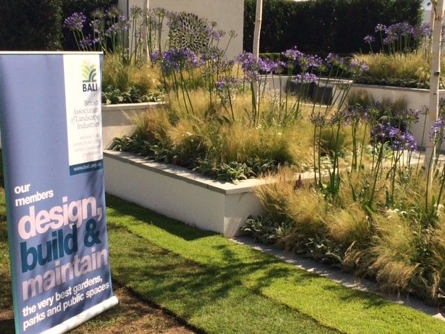 Lanier Tech College for a Contemporary Spaces with a Show Garden and Silver Gilt for Bali Show Garden at the 2014 Rhs Flower Show Tatton Park by British Association of Landscape Industries