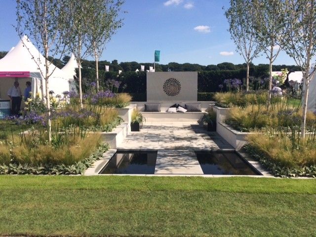 Lanier Tech College for a Contemporary Spaces with a Vogue and Silver Gilt for Bali Show Garden at the 2014 Rhs Flower Show Tatton Park by British Association of Landscape Industries