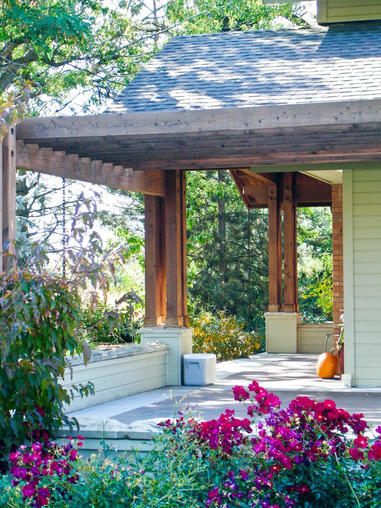 Lellis for a Traditional Porch with a Front Porch and Rush Road Remodel by Gravitas