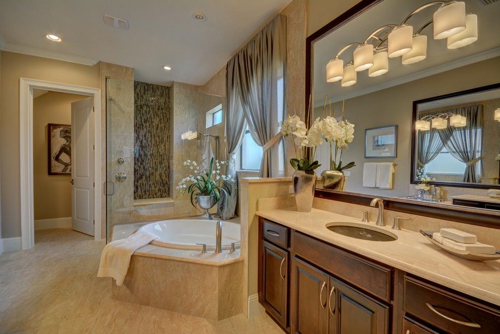 Lennar Homes Florida for a Transitional Bathroom with a Bellagio Homes and Ravello Ii by Bellagio Custom Homes Llc