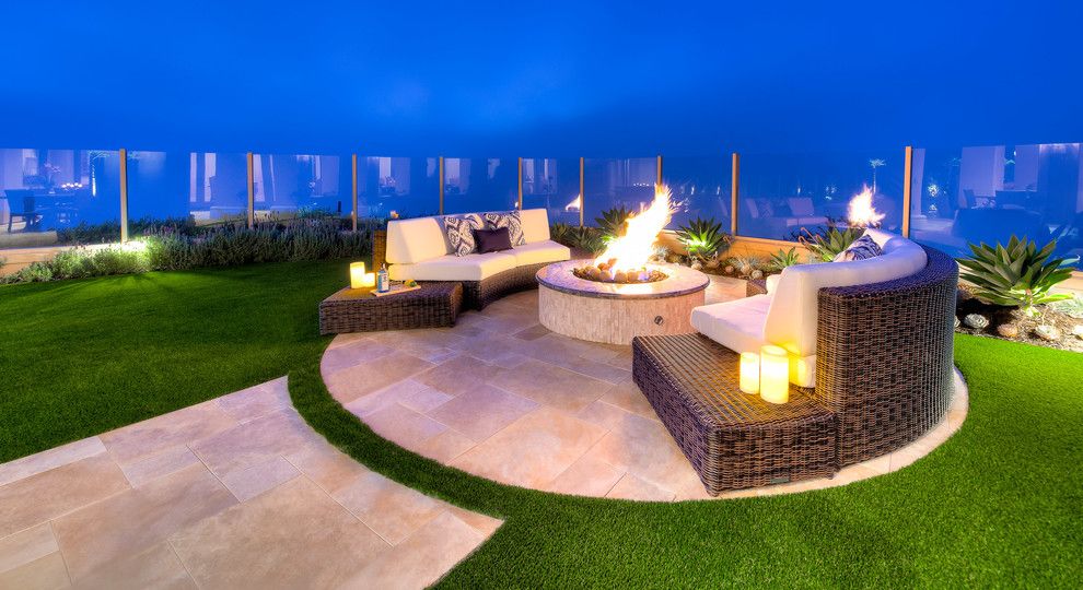 Levin Furniture Locations for a Contemporary Patio with a Contemporary and Newport Coast Contemporary by Studio H Landscape Architecture