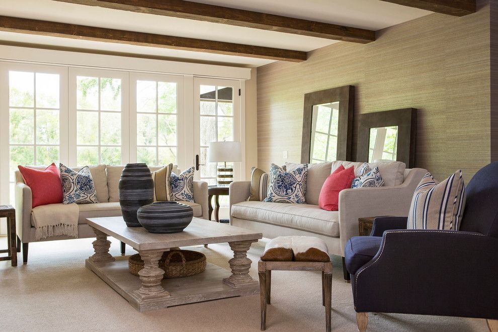 Lexus of Woodland Hills for a Transitional Family Room with a Bright and Locust Hills Drive Residence 2 by Martha O'hara Interiors