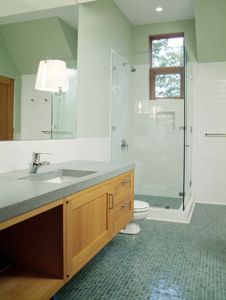 Lexus Woodland Hills for a Rustic Bathroom with a Soapstone and Hill Section Home by Birdseye Design