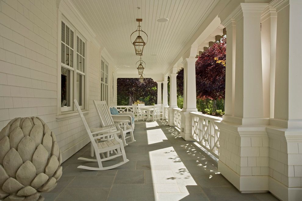 Lillians for a Traditional Porch with a Painted Patio Furniture and Monte Sereno Residence Ii by Mehus Construction