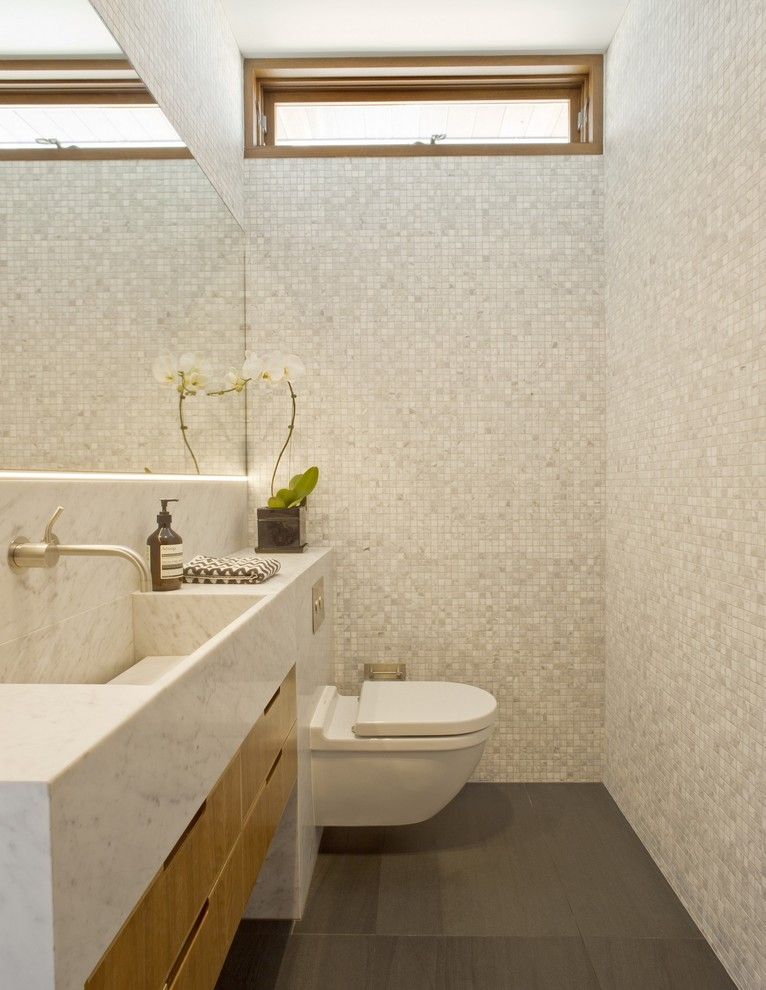 Little Learners Academy for a Contemporary Bathroom with a Timber Stair and Little Reef House by Richard Cole Architecture