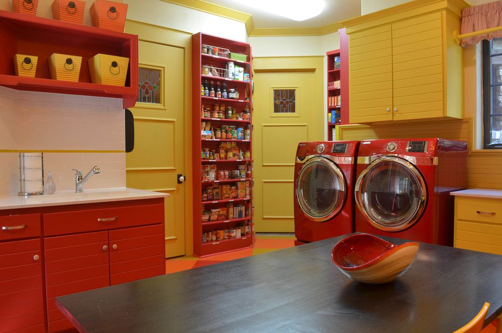 Little Learners Academy for a Traditional Laundry Room with a Stained Glass and Flower Mound, Tx: Greg and Holly Homer by Sarah Greenman