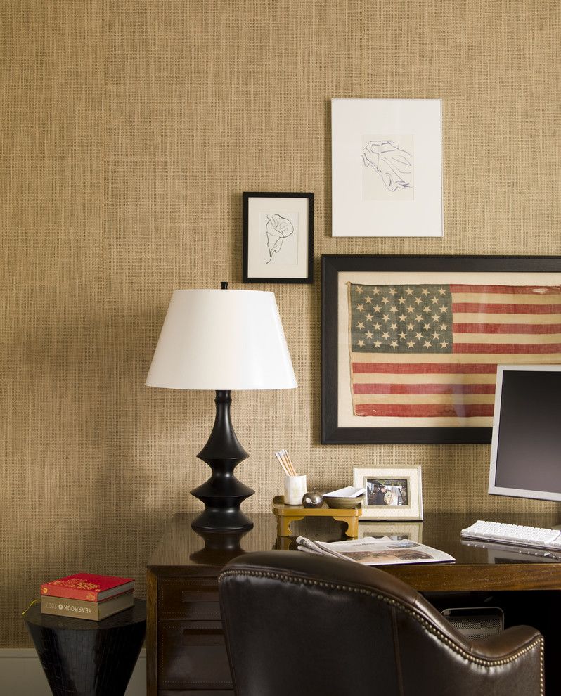 Living at Noho for a Contemporary Home Office with a Americana and Noho Loft by Thom Filicia Inc.