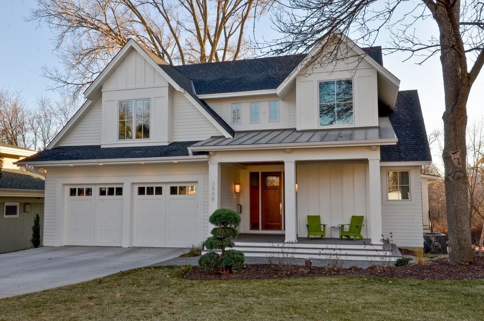 Logan Steak House for a Farmhouse Exterior with a White Trim and Organic Modern by Refined Llc