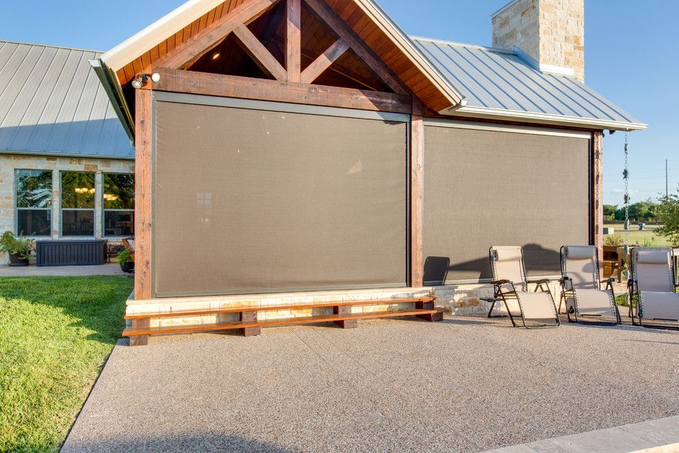 Lone Star Bbq for a  Spaces with a  and Screens   Motorized by Lone Star Patio and Outdoor Living