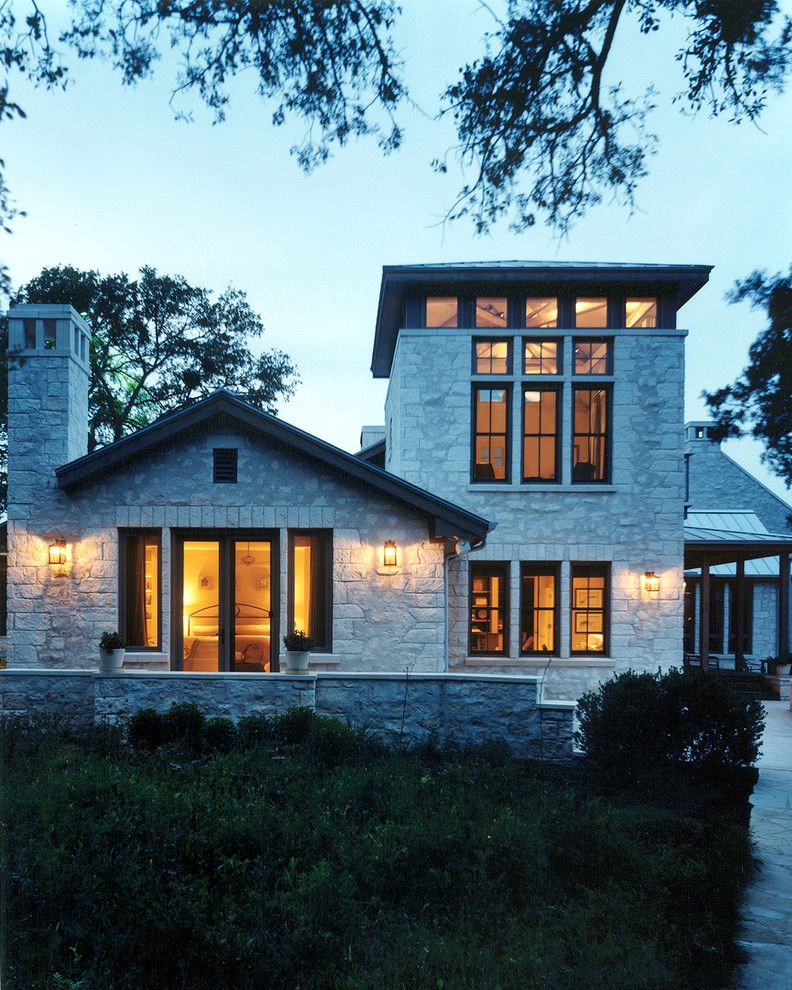 Lowes Building Supply for a Traditional Exterior with a Unique and Lake Austin Residence by Steinbomer, Bramwell & Vrazel Architects