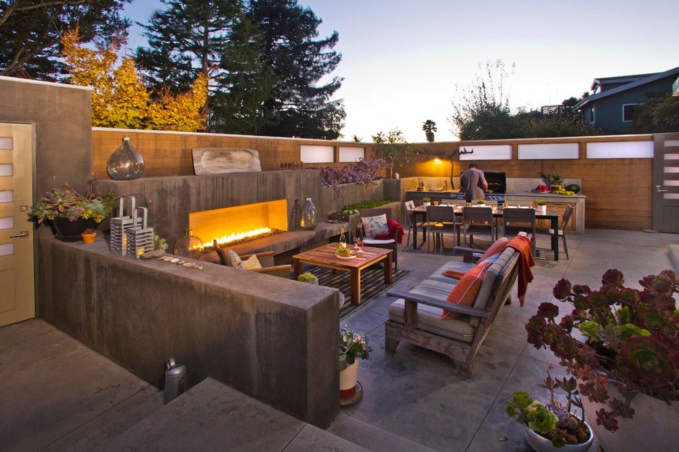 Lowes Cedar Rapids for a Contemporary Patio with a Outdoor Dining and Seacliff Beach Residence by Cayton Design Studio