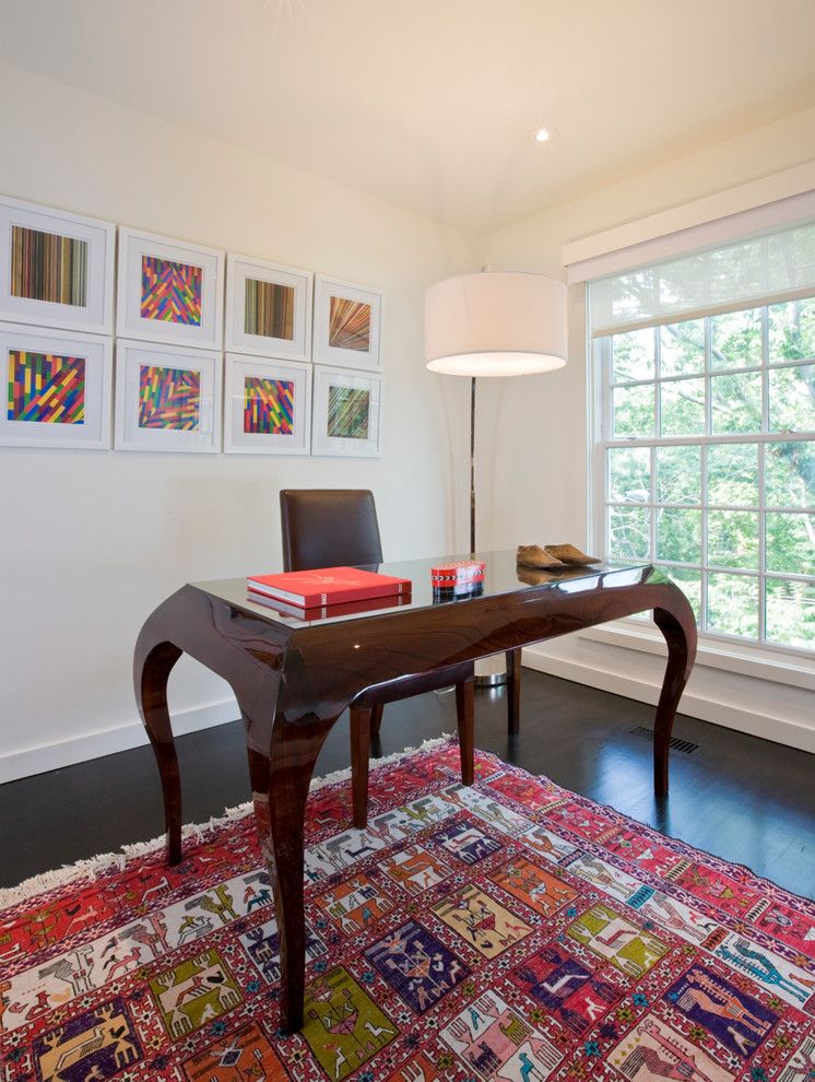 Lowes Citrus Heights for a Contemporary Home Office with a Wall Decor and a Tenleytown Rowhouse by Forma Design