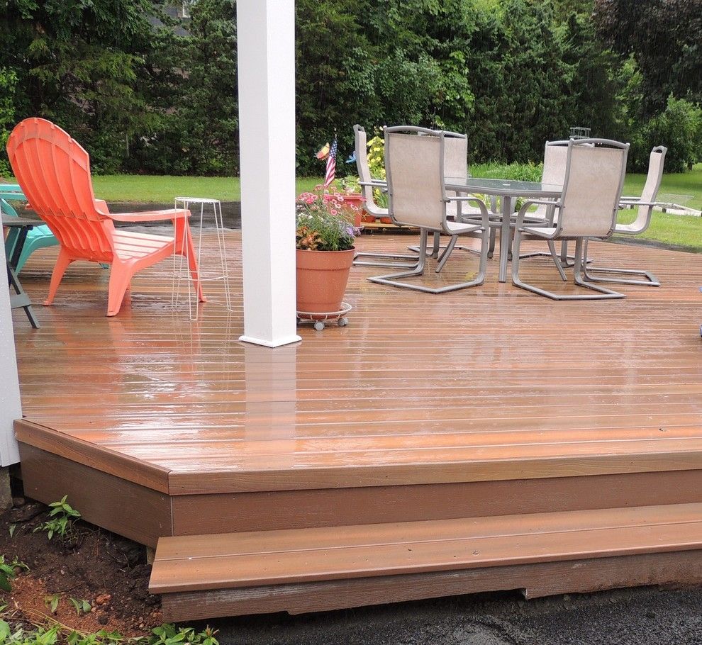 Lowes Danbury Ct for a Eclectic Deck with a Fiberon Ipe Deck Builder and Fiberon Horizon Ipe Deck in Portland, Ct by Archadeck of Central Connecticut