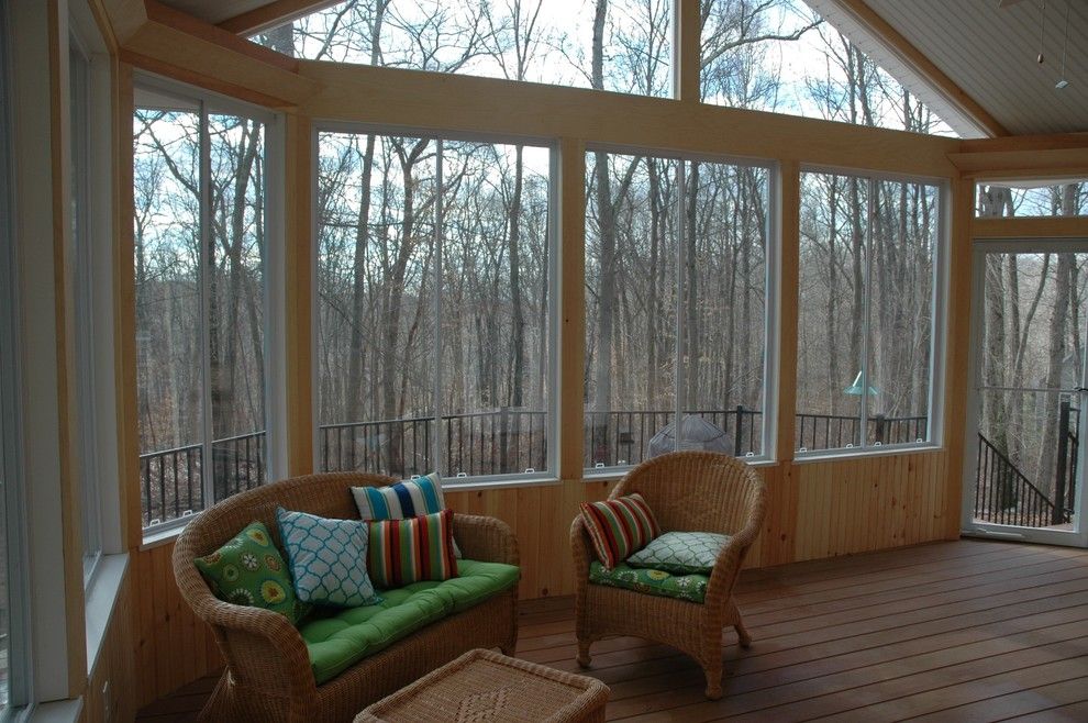 Lowes Danbury Ct for a Traditional Porch with a Interior of Three Season Rooms in Ivoryton Ct and an Outdoor Oasis in Ivoryton, Ct Serves as an Outdoor Getaway by Archadeck of Central Connecticut