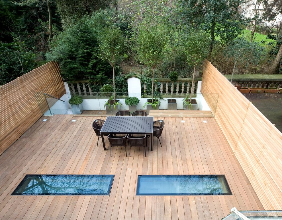 Lowes Deck Builder for a Contemporary Deck with a Patio Dining Table and Knightsbridge Flat London by Simon Warren Photographer