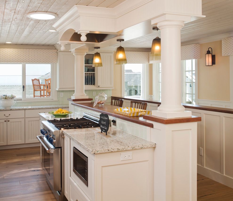 Lowes Hampton Va for a Beach Style Kitchen with a Cornice Boxes and Beach House   Cardiff by the Sea by Bigelow Interiors, Llc