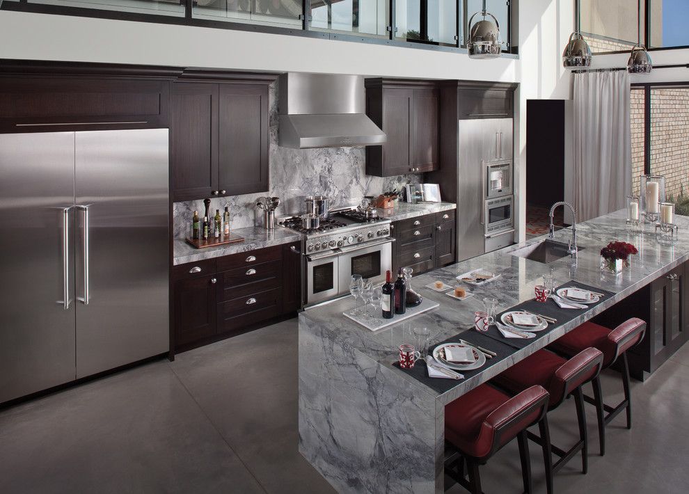 Lowes New Orleans for a Contemporary Kitchen with a High Ceiling and Thermador by Thermador Home Appliances