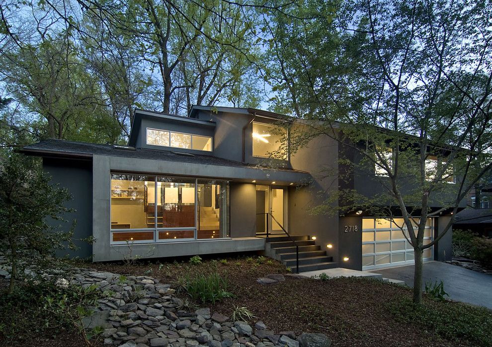 Lowes Norfolk Va for a Contemporary Exterior with a Dry River Bed and Arlington Residence by Kube Architecture