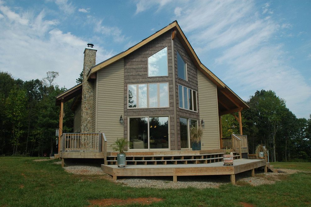 Lowes North Charleston for a Craftsman Exterior with a Post and Beam and Wilkesboro North Carolina Residence by Harmony Timberworks