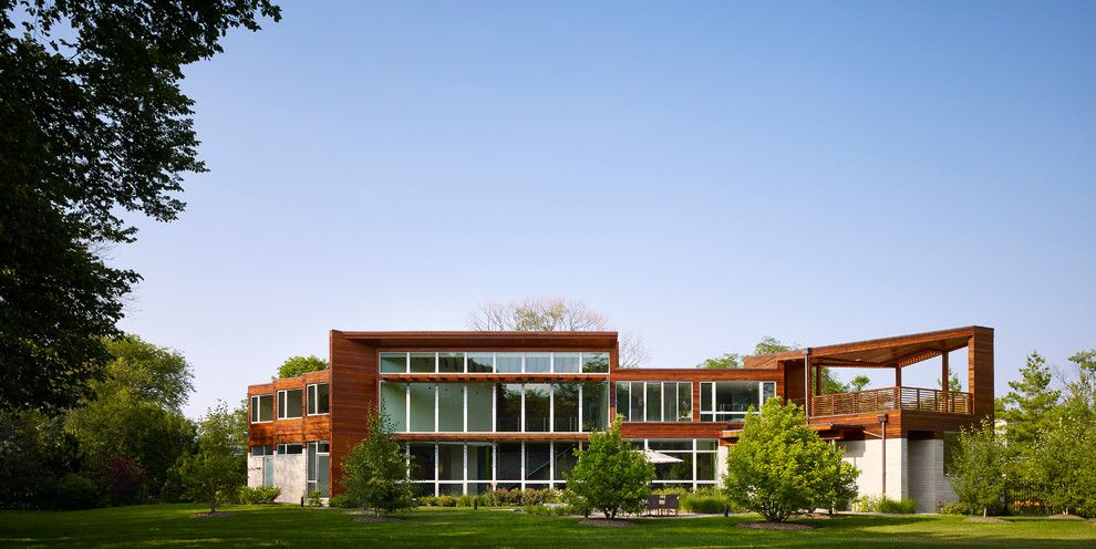 Lowes Plumbing for a Contemporary Exterior with a Eco and 7rr Ecohome by Thomas Roszak Architecture, Llc