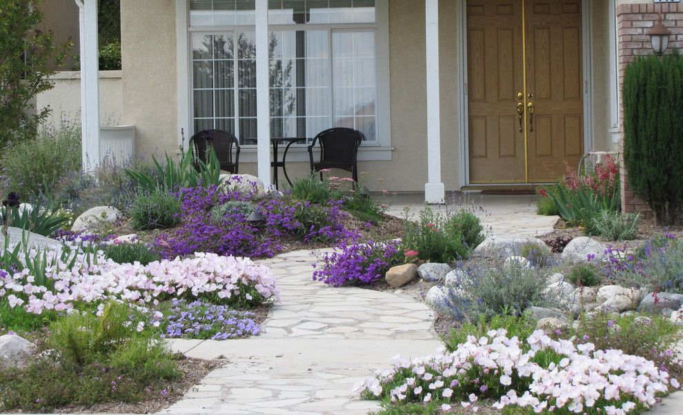 Lowes Riverside Ca for a  Landscape with a Sustainable Landscape Design and Water Wise Front Yard by Jean Marsh Design