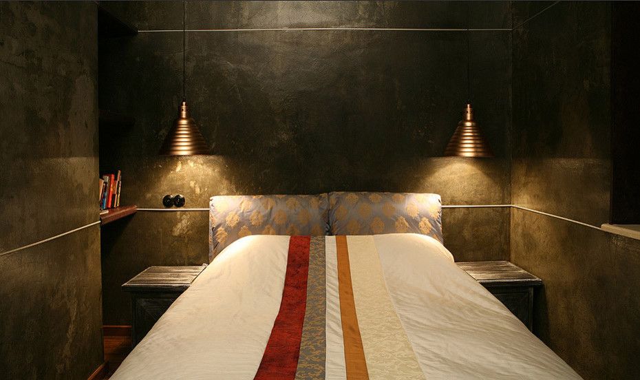 Lowes Surprise Az for a Contemporary Bedroom with a Patchwork and Medieval Theme Appartment by Natalia Skobkina