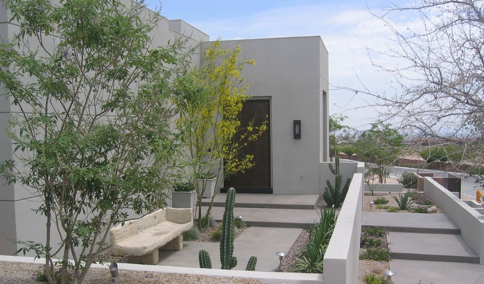 Lowes Surprise Az for a Modern Landscape with a Flat Roof and Bc Vegas by Sage Design Studios, Inc.