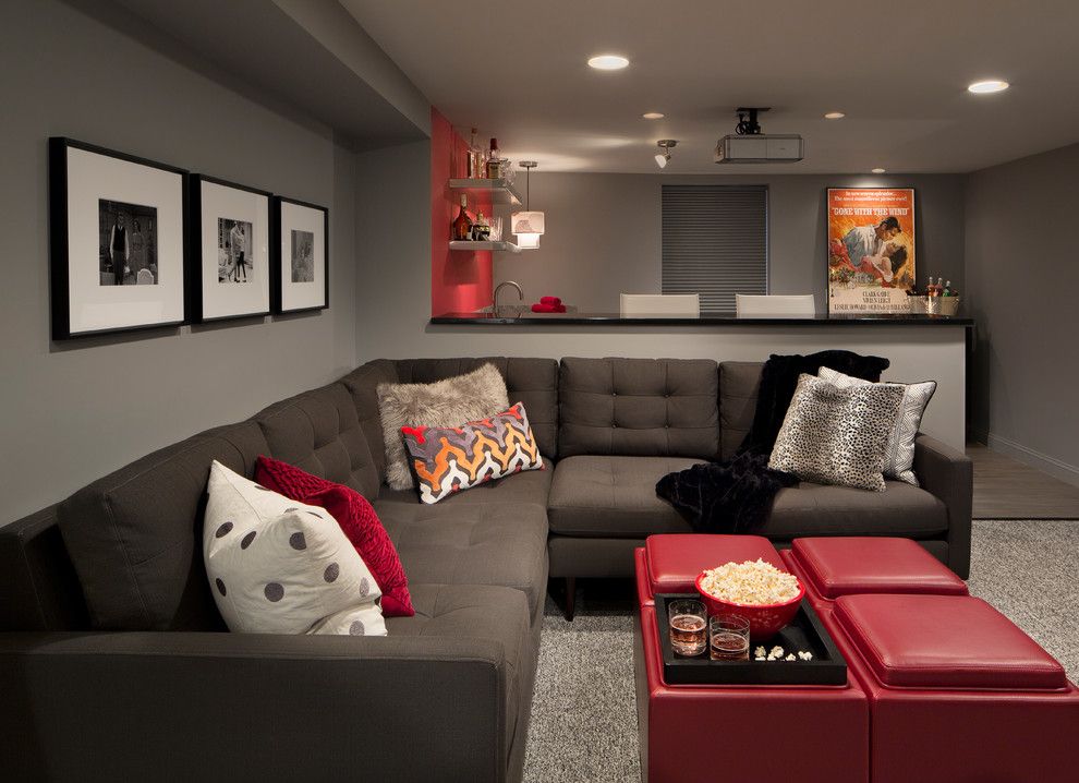 Lowes Washington Nc for a Modern Basement with a Mad Men Basement and Washington Project by Haddad Hakansson Design Studio