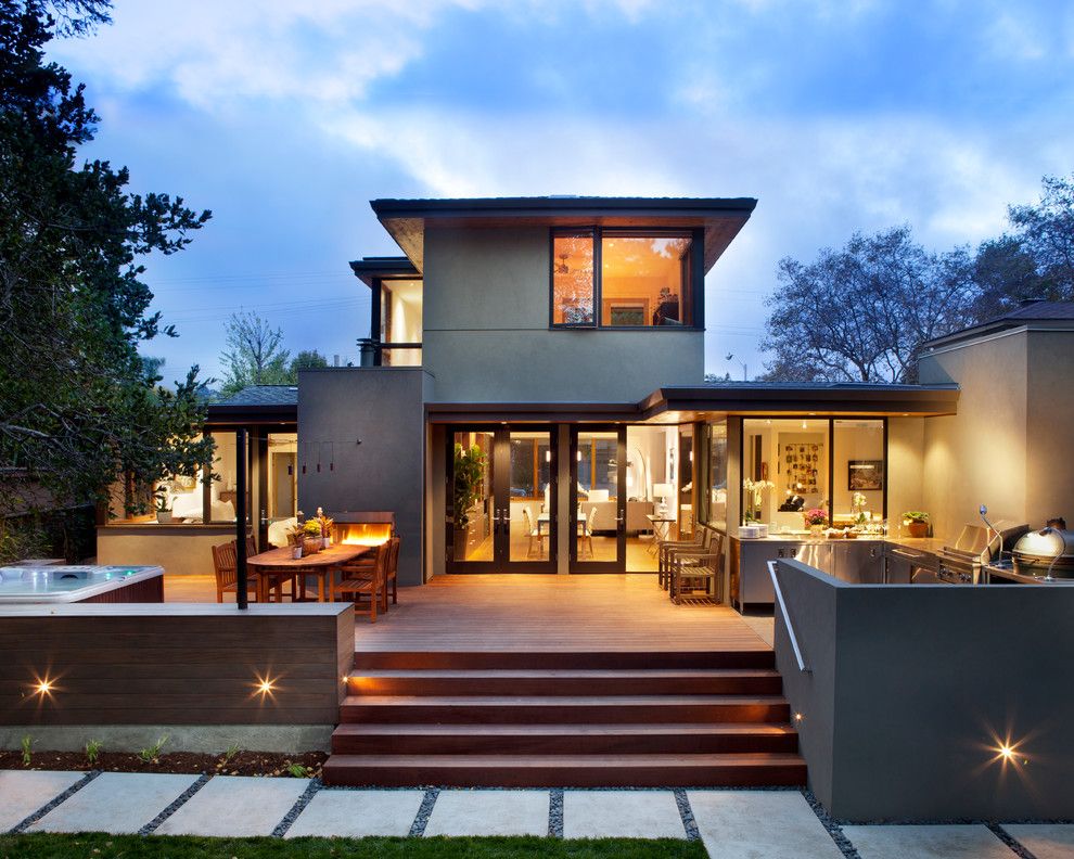 Lowes Yuba City for a Contemporary Exterior with a Deck and Exterior View, Backyard by Ohashi Design Studio