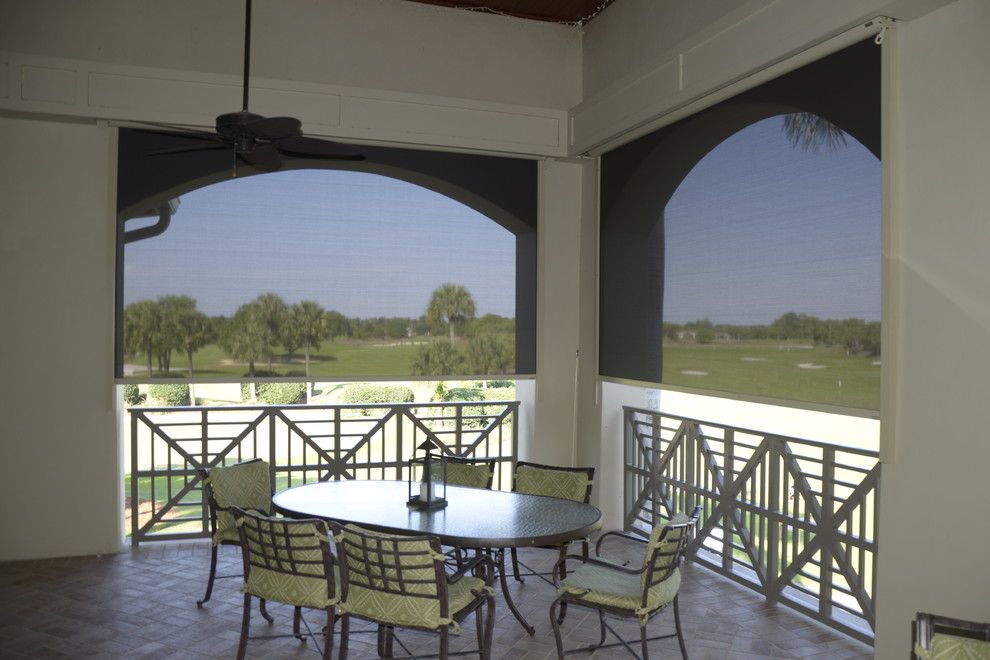 Loxahatchee Club for a Tropical Patio with a Tropical and Loxahatchee Club by Exterior Shading Systems of Florida