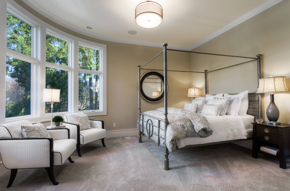 Lozier for a Transitional Bedroom with a Transitional and Lochwood Lozier Custom Home in Medina by Lochwood Lozier Custom Homes